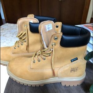Timberland pro direct attach 6” steel toe boots